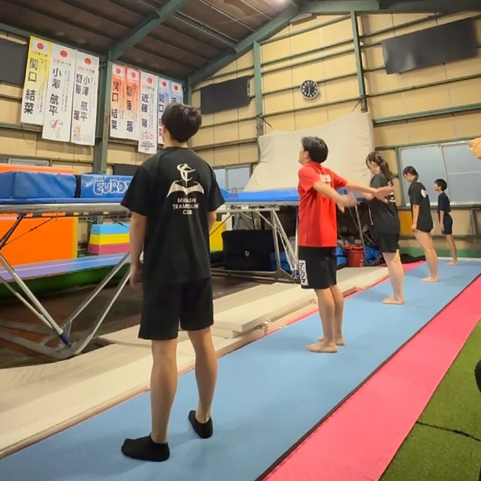 選手コースの様子